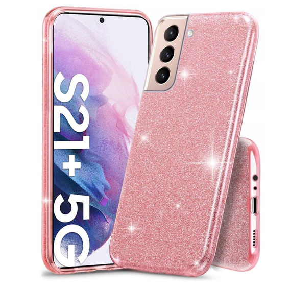 Etui Glitter Case do Samsung Galaxy S21+ Plus, Pink