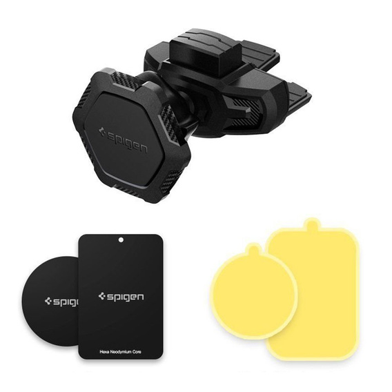 Uchwyt Samochodowy SPIGEN SGP QS24 Magnetic CD Car Mount Holder - Black