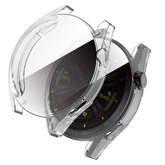 2w1 Etui z osłoną na ekran do Huawei Watch GT 3 42mm, Przezroczyste