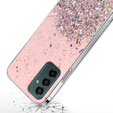 Etui do Samsung Galaxy M23 5G / M13, Glittery, różowe