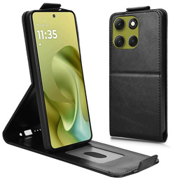 Etui z klapką do Motorola Moto G86 5G, Flip, czarne