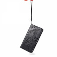 Etui z klapką do Xiaomi Redmi A3, Butterfly, czarne