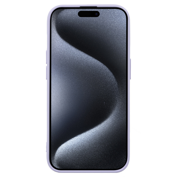 Etui do iPhone 15 Pro, Silicone Lite, fioletowe