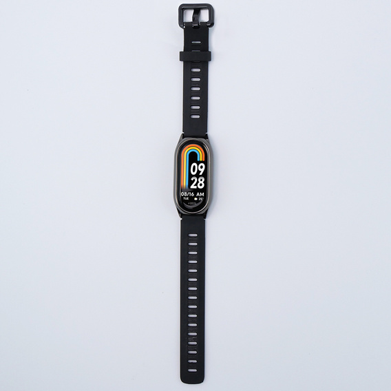 Pasek Silikonowy do Xiaomi Smart Band 10 / 9 / 8, Czarny