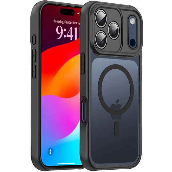 Etui do iPhone 17 Pro Max, Matt Case, do Magsafe, matowe czarne