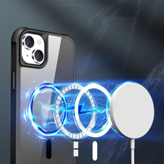 Etui Magnetyczne do Magsafe do iPhone 15, czarne