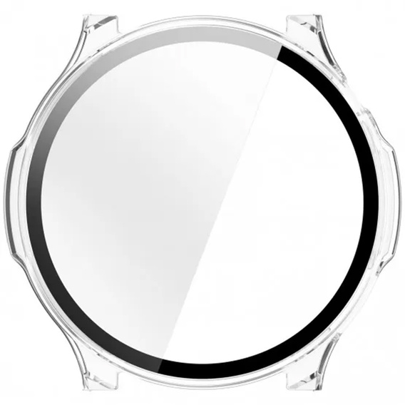 OUTLET 2w1 Etui + Szkło Hartowane do Amazfit Balance 2, Przezroczyste