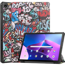 Etui do Lenovo Tab M10 Plus 10.6 Gen 3 TB-125F TB-128F, Smartcase, graffiti