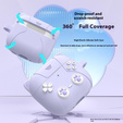 Etui silikonowe do AirPods Pro 3, Kocia Łapka z brelokiem - fioletowe
