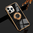 Etui do iPhone 13 Pro Max, Electro Ring, czarne