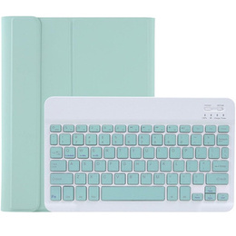 Etui z klawiaturą do Lenovo Tab P11 J606F / P11 5G J607Z, jasnozielone