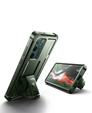Etui pancerne do Samsung Galaxy S22 Ultra, Dexnor Full Body, zielone