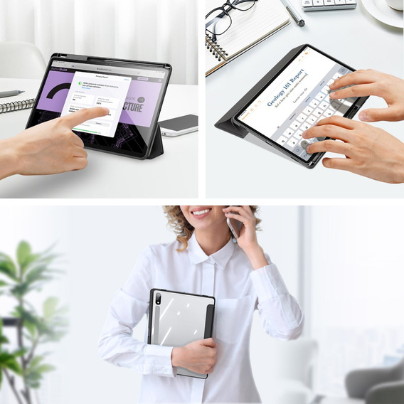 Etui do Samsung Galaxy Tab S9+, Dux Ducis TOBY, czarne
