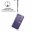 Etui z klapką do Motorola Moto G32, Butterfly, fioletowe