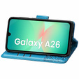 Etui z klapką do Samsung Galaxy A26 5G, Butterfly, niebieskie