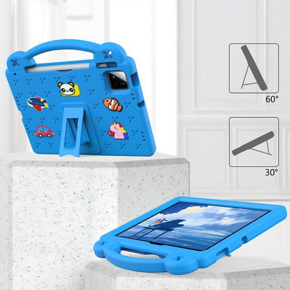 Etui do Xiaomi Pad 7 / 7 Pro, Cute Patterns, z podstawką, niebieskie