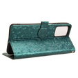 Etui z klapką do Motorola Moto G24 / G24 Power / G04, Wallet Rhombus, zielone