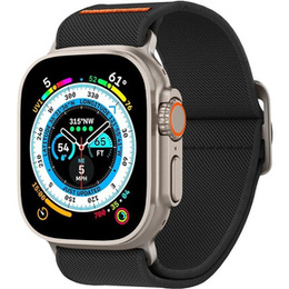 Pasek SPIGEN do Apple Watch 1/2/3/4/5/6/7/8/9/10/11/SE Ultra 1/2/3 42/44/45/46/49mm, Fit Lite Ultra, Czarny