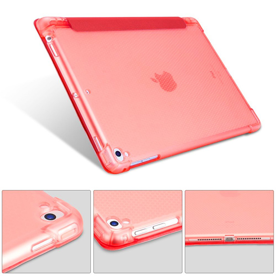 Etui do iPad 9.7" 2018/2017 (6/5 gen.) / Air 2/1 9.7" 2014/2013, Smartcase z miejscem na rysik, czerwone