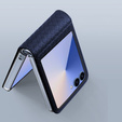 Etui Dux Ducis Bril Series do Samsung Galaxy Z Flip7 5G – niebieskie, skórzane