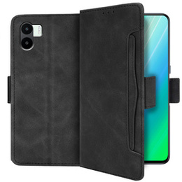 Etui z klapką do Xiaomi Redmi A1 4G / A2 4G, Card Slot, czarne