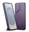 Etui do Samsung Galaxy S25, Suritch Shockproof, do MagSafe, fioletowe