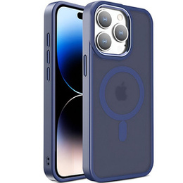 Etui do iPhone 15, MagColor do MagSafe, granatowe