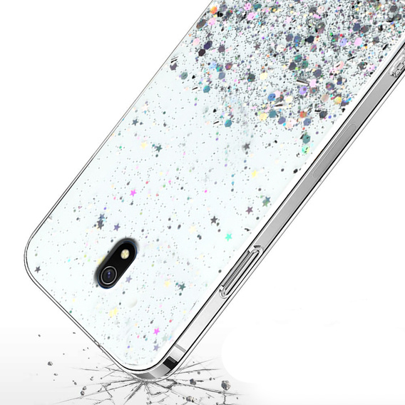 Etui do Xiaomi Redmi 8A, Glittery, przezroczyste