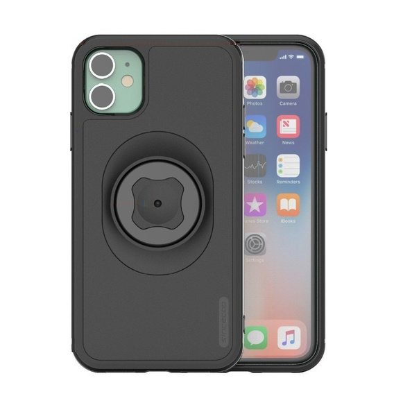 Uchwyt rowerowy na kierownicę + etui ochronne do iPhone 11 (6.1") – mocowanie z systemem blokady