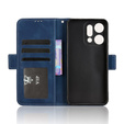 Etui z klapką do Oppo Reno 14, Card Slot, granatowe
