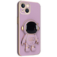 Etui do iPhone 13 Mini, Astronaut, fioletowe