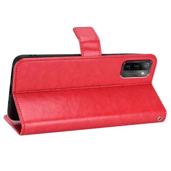 Etui z klapką do Ulefone Note 12P, Wallet, czerwone