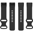 Pasek silikonowy do Fitbit Charge 5, Czarny