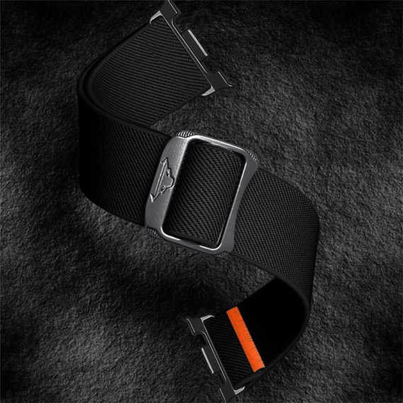 Pasek nylonowy do Samsung Galaxy Watch 8 / 8 Classic, Czarny