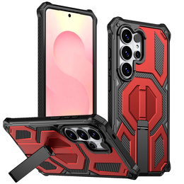 Etui ochronne do Samsung Galaxy S26 Ultra do MagSafe, z podstawką, czerwone