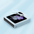 Etui do Samsung Galaxy Z Flip7 FE / Z Flip6, PC Case, niebieskie