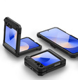 Etui pancerne do Samsung Galaxy Z Flip7 FE / Z Flip6, Dexnor, czarne