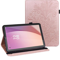 Etui do Lenovo Tab M9, With stand, flower, różowe rose gold