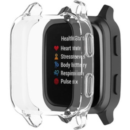 2w1 Etui z Osłoną na ekran do Garmin Venu Sq, Przezroczyste