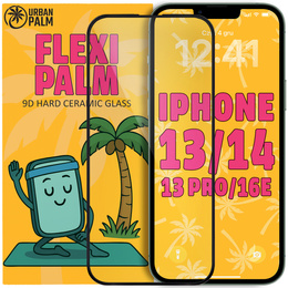 Szkło Ceramiczne 9D Flexi Palm do iPhone 13/13 Pro/14/16e