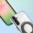 Etui Magnetyczne do Samsung Galaxy A56 5G, do MagSafe, czarne + Szkło 9H