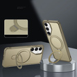 Etui do Samsung Galaxy S25/S24 z magnetyczną podstawką – khaki