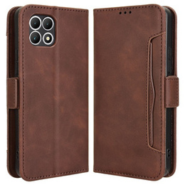 Etui z klapką do T Phone 2 5G, Card Slot, brązowe