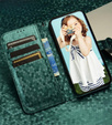 Etui z klapką do Oppo Reno 11F 5G, Wallet Rhombus, zielone