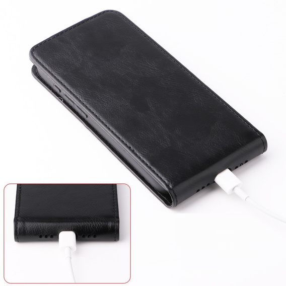 Etui z klapką do Xiaomi 15 Ultra, Flip, czarne
