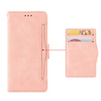 Etui z klapką do Oppo A57s, Card Slot, różowe