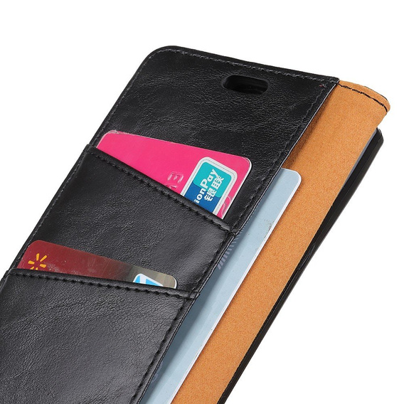 Etui z klapką do Huawei P30 Pro, Wallet Leather Case, czarne