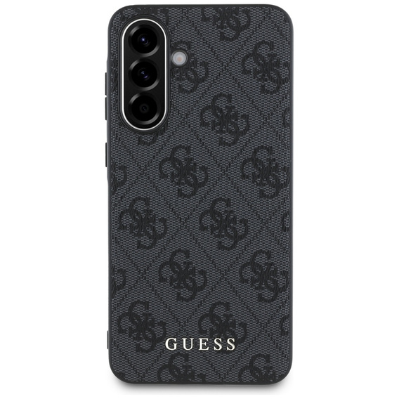 Etui GUESS do Samsung Galaxy A56, 4G Metal Gold Logo, czarne