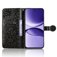Etui z klapką do Xiaomi Poco F7 Wallet Rhombus - czarne