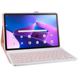 Etui z klawiaturą do Lenovo Tab M10 Plus Gen 3 TB-125F TB-128F, różowe rose gold